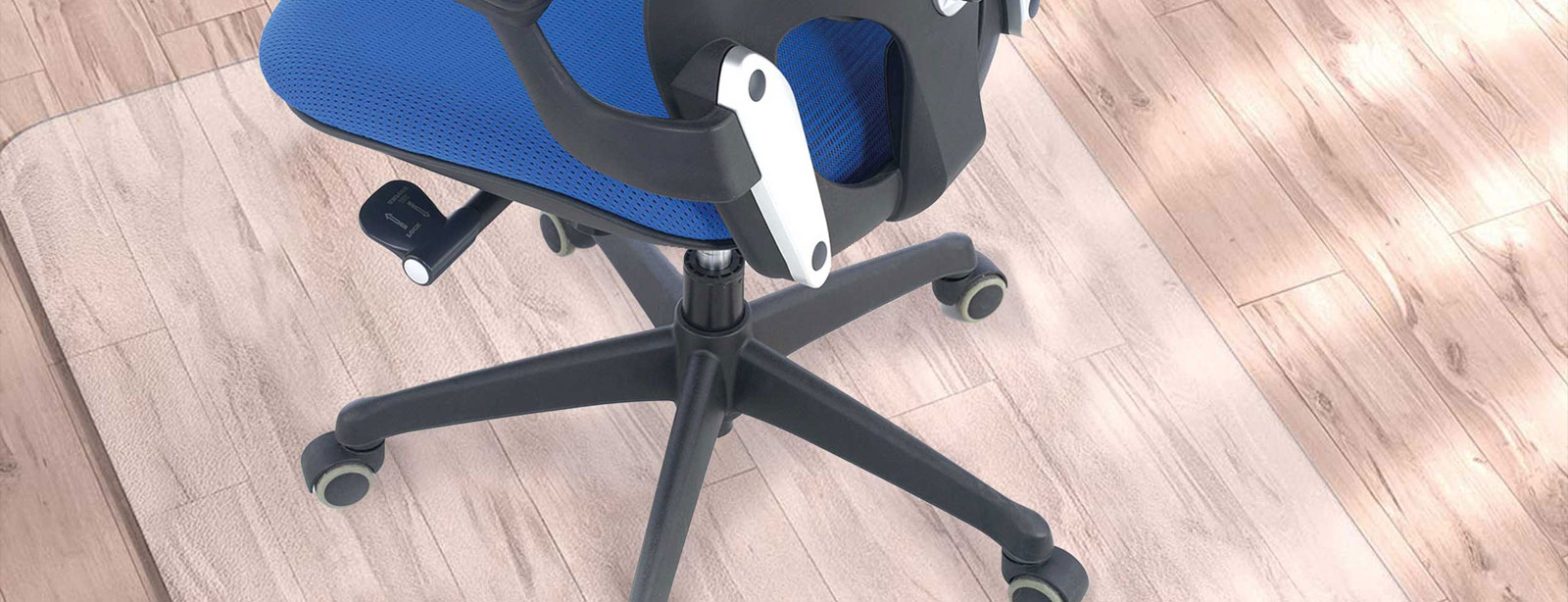 Alfombra protectora suelos de ruedas de sillas oficina